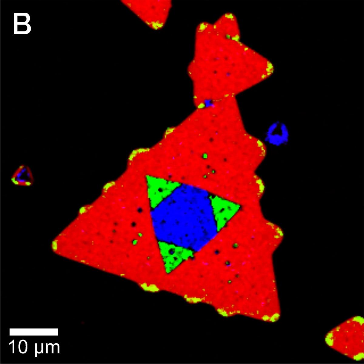 Raman image of WSe2